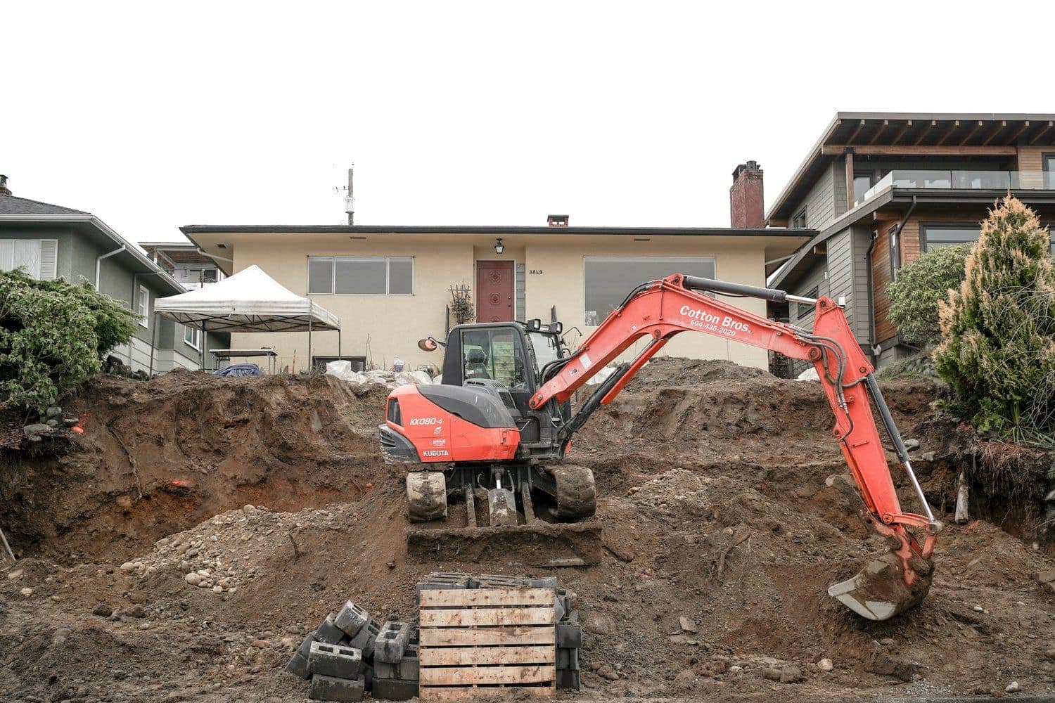 Full backyard exterior construction project